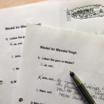 ausgefüllte Umfragebögen
